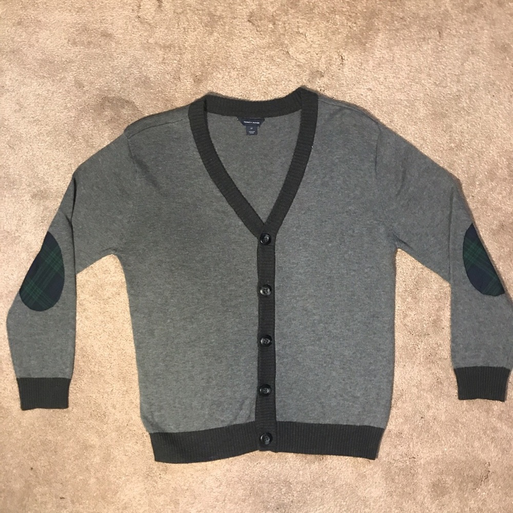 Authentic Tommy Hilfiger Youth Cardigan Gray